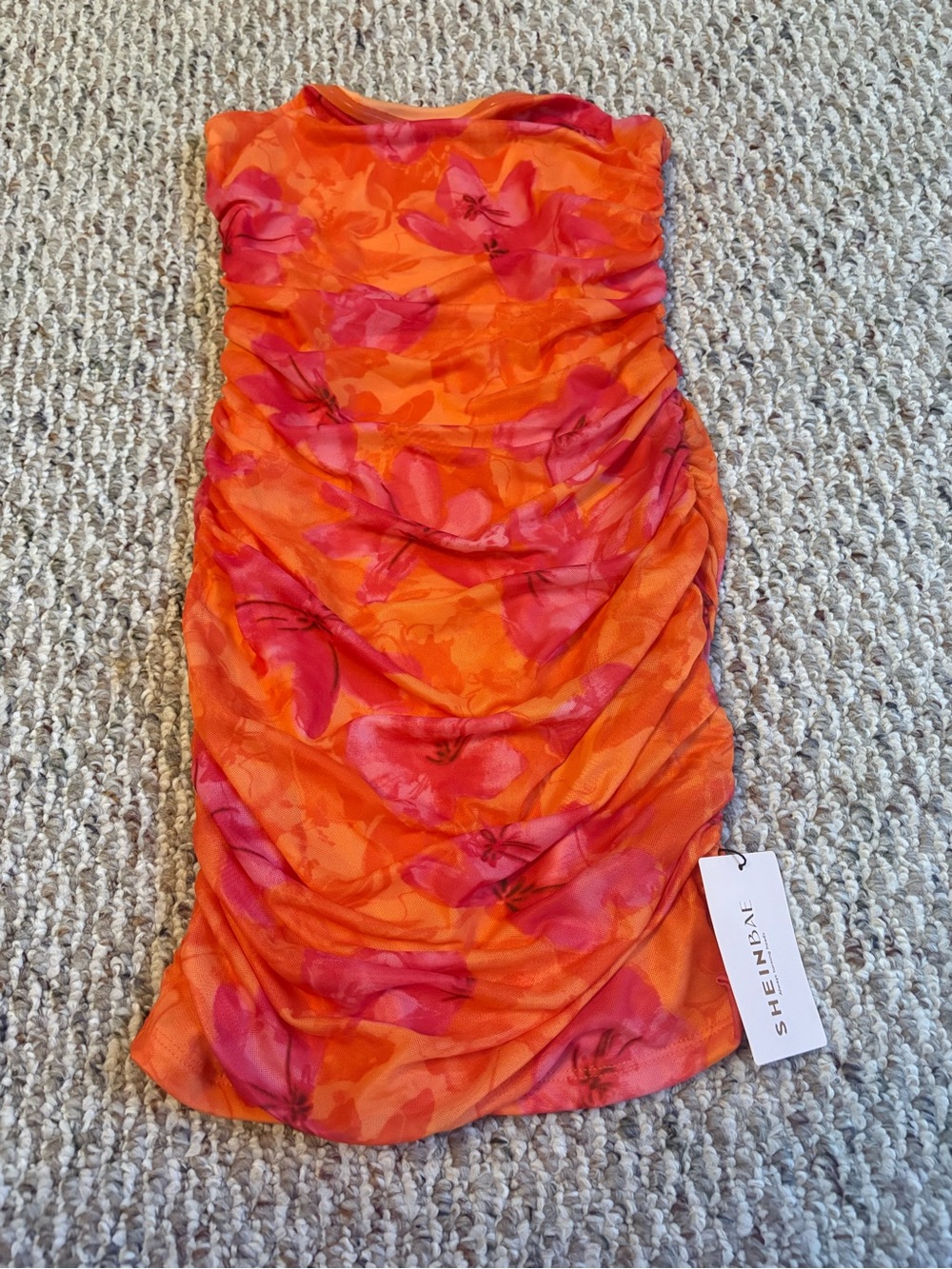 SHEIN strapless dress